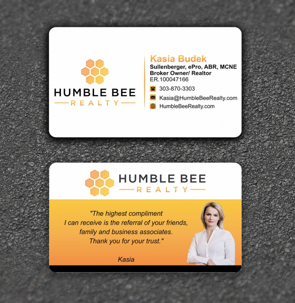 Humble Bee Realty logo design by ManishKoli