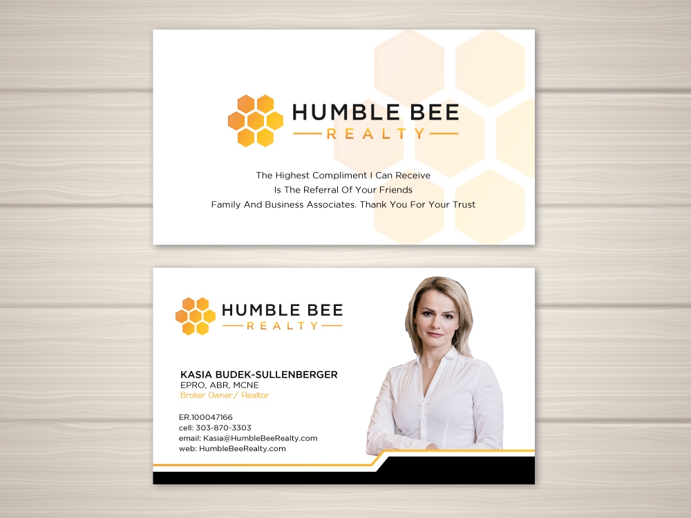 Humble Bee Realty logo design by labo