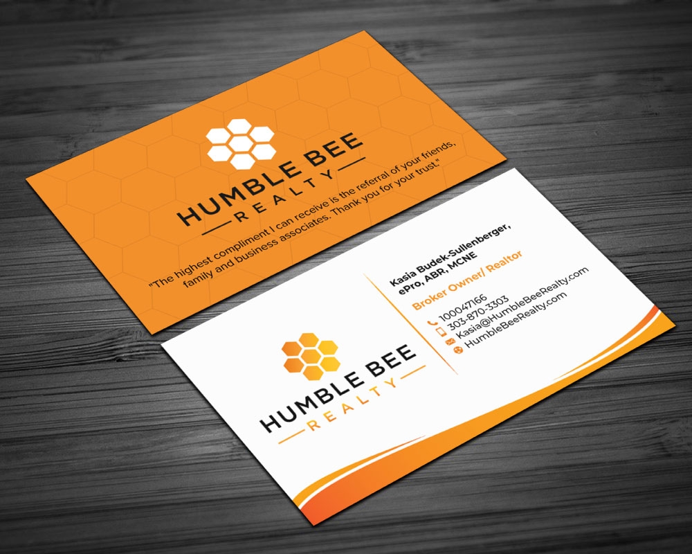 Humble Bee Realty logo design by Boomstudioz