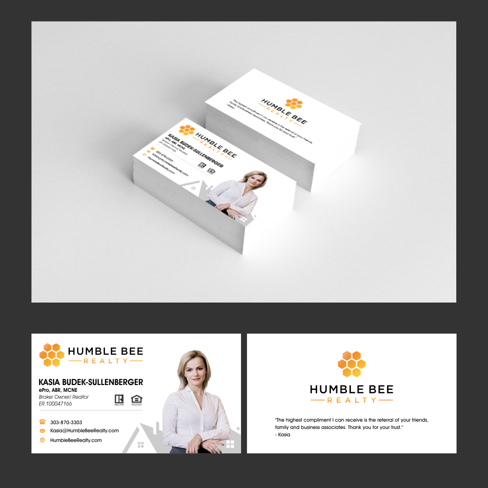 Humble Bee Realty logo design by brandshark