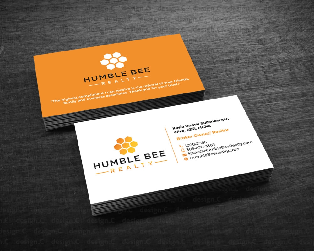 Humble Bee Realty logo design by Boomstudioz