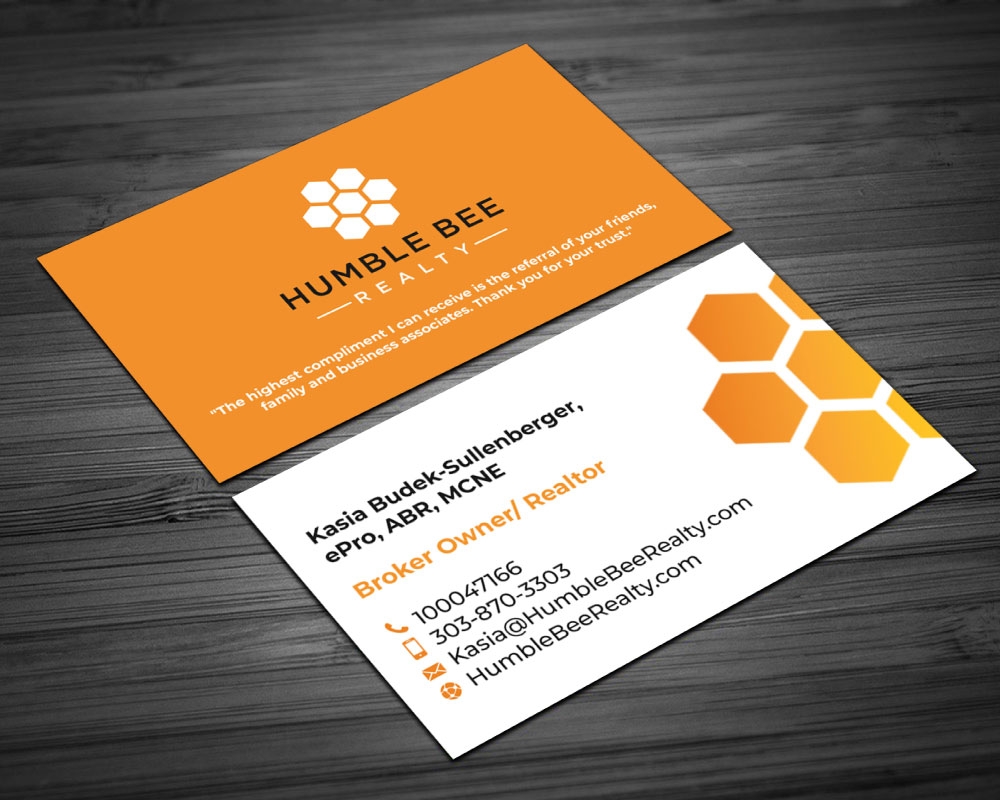 Humble Bee Realty logo design by Boomstudioz
