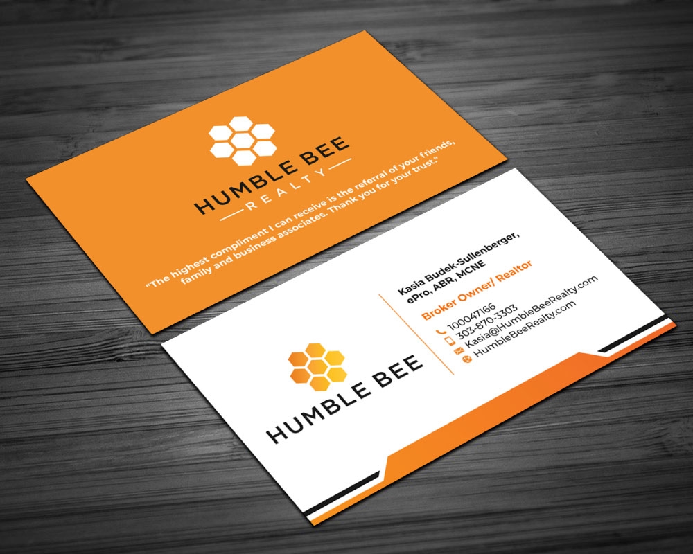 Humble Bee Realty logo design by Boomstudioz
