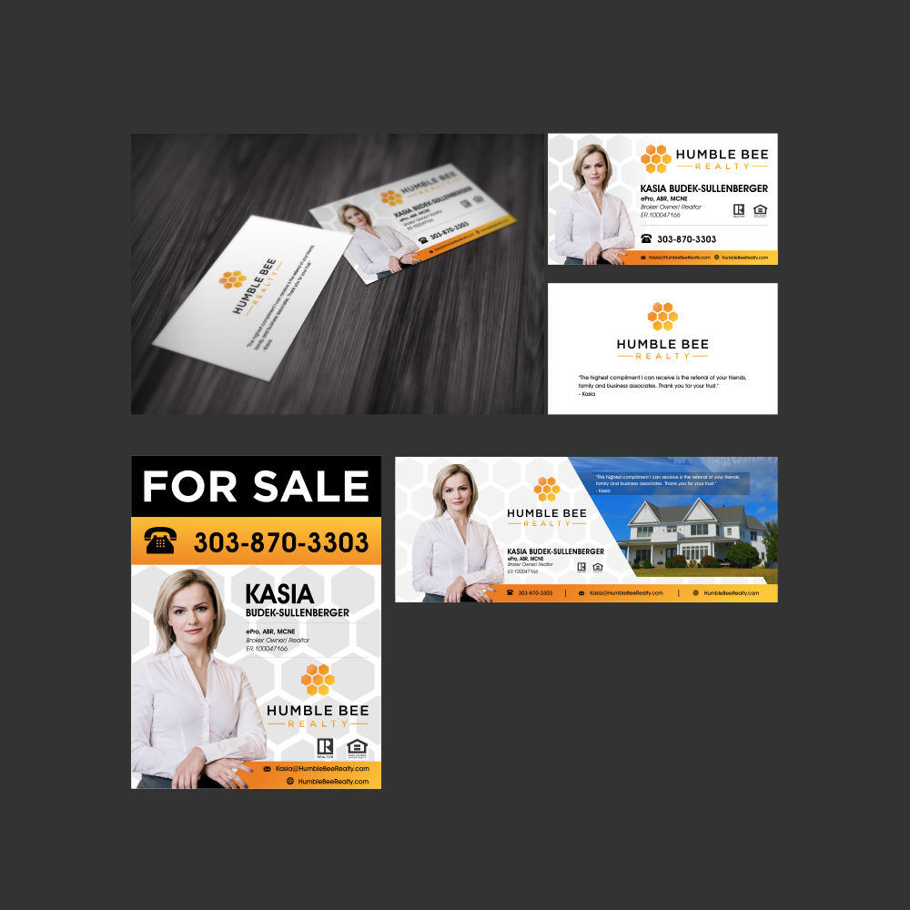 Humble Bee Realty logo design by brandshark