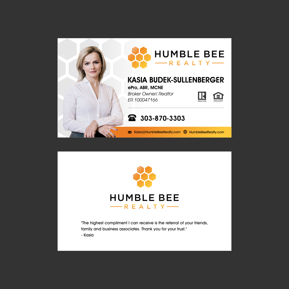 Humble Bee Realty logo design by brandshark