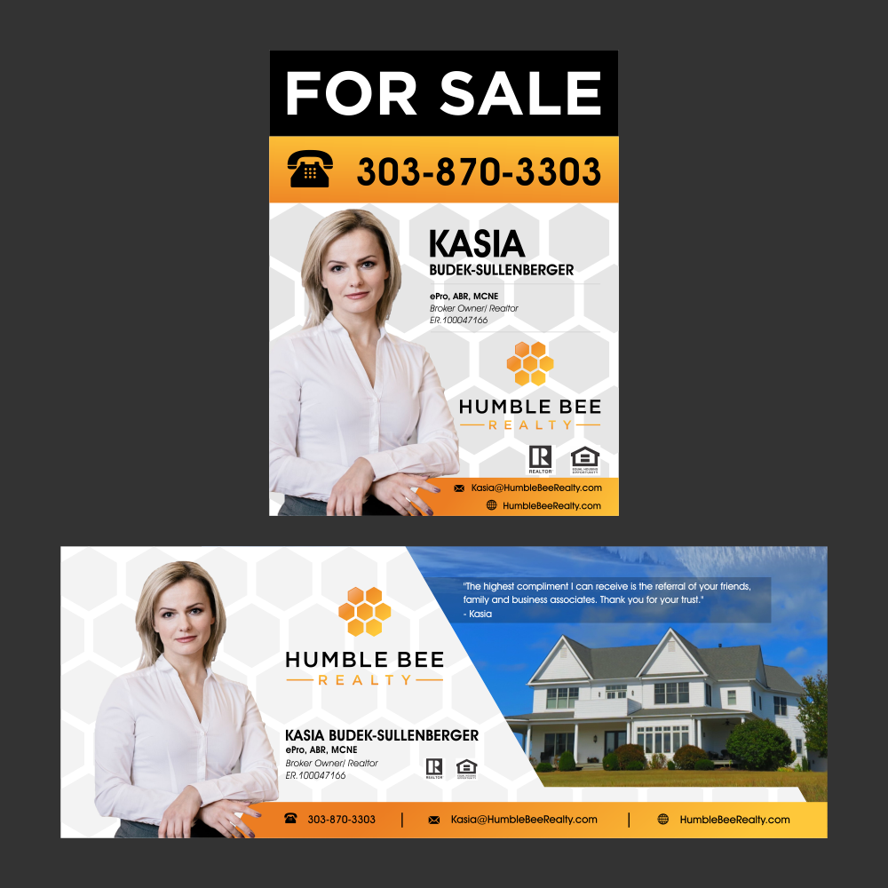 Humble Bee Realty logo design by brandshark