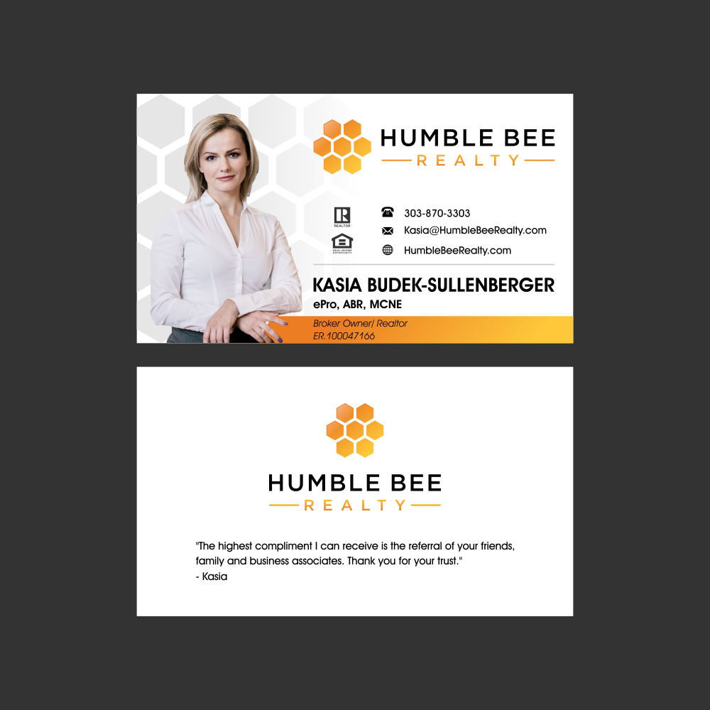 Humble Bee Realty logo design by brandshark