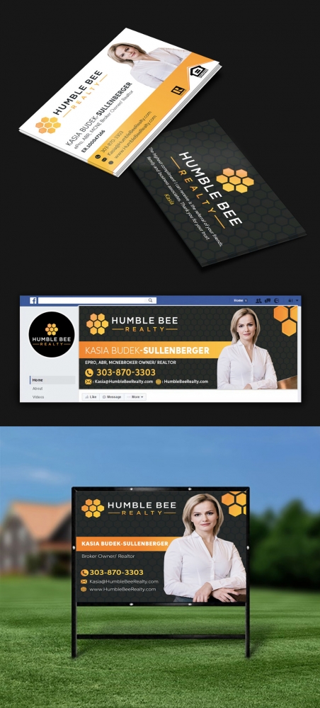 Humble Bee Realty logo design by DreamLogoDesign
