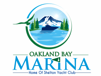 Oakland Bay Marina, owned by Shelton Yacht Club Logo Design