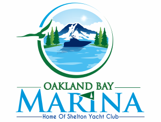 Oakland Bay Marina, owned by Shelton Yacht Club logo design by cgage20