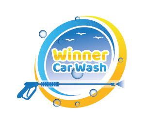 Winner Car Wash logo design by czars