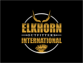 ELKHORN OUTFITTERS INTERNATIONAL logo design by bunda_shaquilla