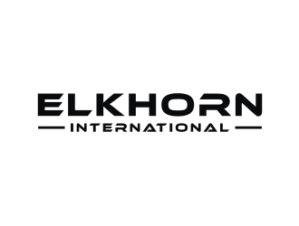 ELKHORN OUTFITTERS INTERNATIONAL logo design by logitec