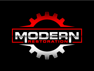 modern restoration logo design by denfransko