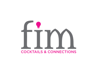 FIM Cocktails & Connections logo design by rief