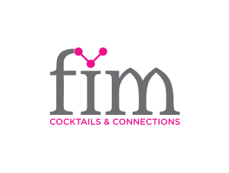 FIM Cocktails & Connections logo design by rief
