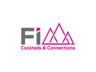 FIM Cocktails & Connections logo design by Gwerth