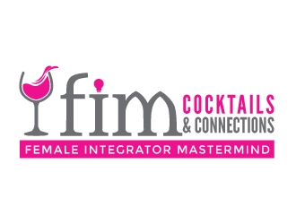 FIM Cocktails & Connections logo design by KDesigns