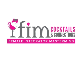 FIM Cocktails & Connections logo design by karjen