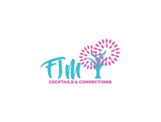 FIM Cocktails & Connections logo design by AamirKhan