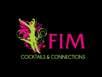 FIM Cocktails & Connections logo design by KDesigns