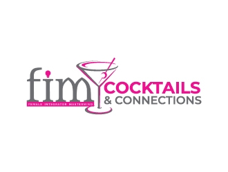 FIM Cocktails & Connections logo design by jaize
