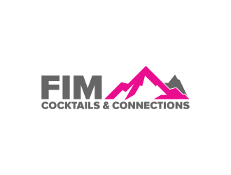FIM Cocktails & Connections logo design by Devian