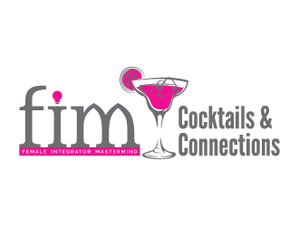 FIM Cocktails & Connections logo design by torresace