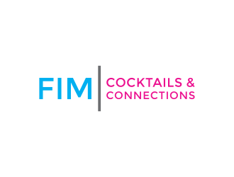 FIM Cocktails & Connections logo design by N3V4