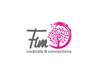 FIM Cocktails & Connections logo design by Devian