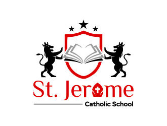 St. Jerome Catholic School logo design by Gwerth