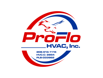 ProFlo HVAC, Inc. logo design by Gwerth