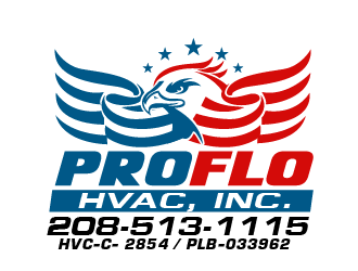 ProFlo HVAC, Inc. logo design by THOR_