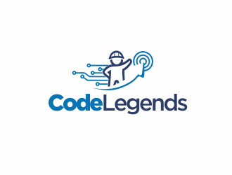 CodeLegends logo design by YONK
