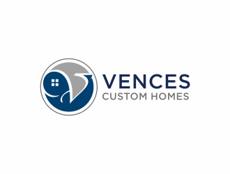 Vences Custom Homes logo design by checx