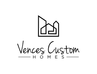 Vences Custom Homes logo design by clayjensen