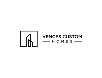 Vences Custom Homes logo design by clayjensen