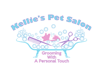 Kellies Pet Salon logo design by nona