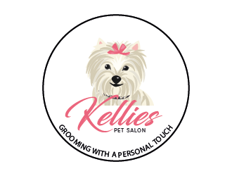 Kellies Pet Salon logo design by czars