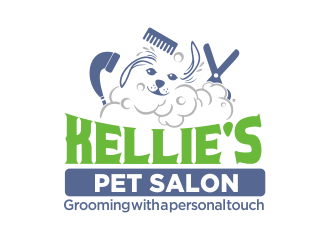 Kellies Pet Salon logo design by YONK