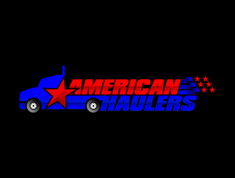 American Haulers logo design by ekitessar