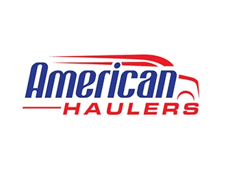 American Haulers logo design by logoguy