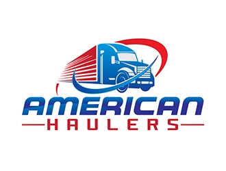 American Haulers logo design by logoguy