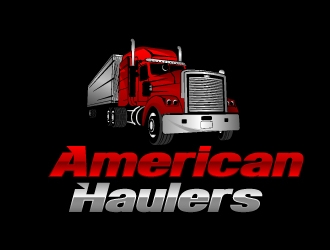 American Haulers logo design by LogOExperT