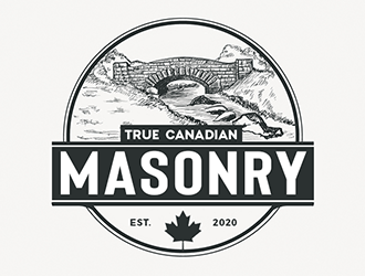 True Canadian Masonry logo design by Optimus
