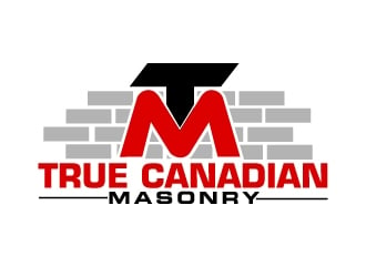 True Canadian Masonry logo design by AamirKhan