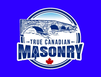 True Canadian Masonry logo design by uttam