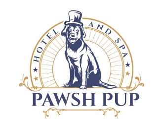 Pawsh Pup logo design by Suvendu