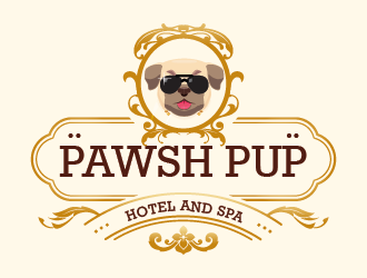 Pawsh Pup logo design by czars