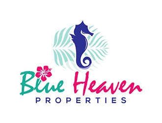 Blue Heaven Properties logo design by logoguy